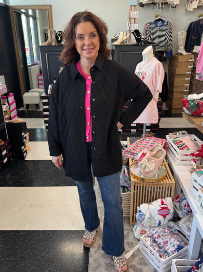 Quilted Door Buster Shacket