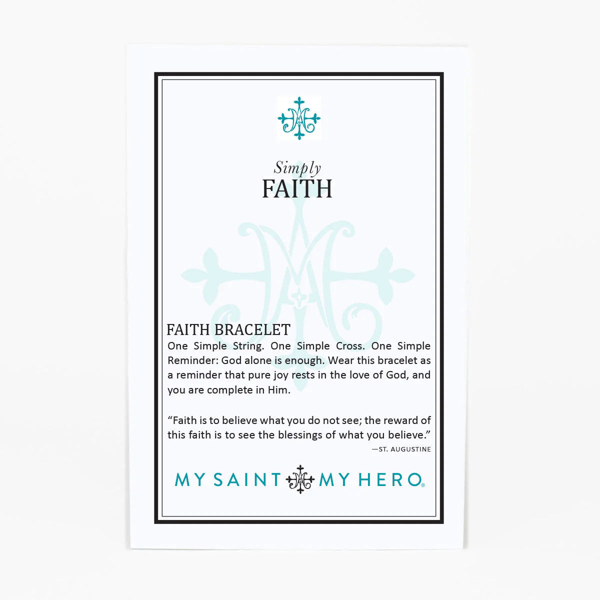 MSMH Simply Faith cross bracelet