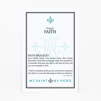 MSMH Simply Faith cross bracelet