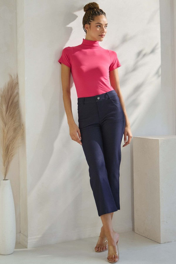 Everyday Ease Straight Crop Jeans!