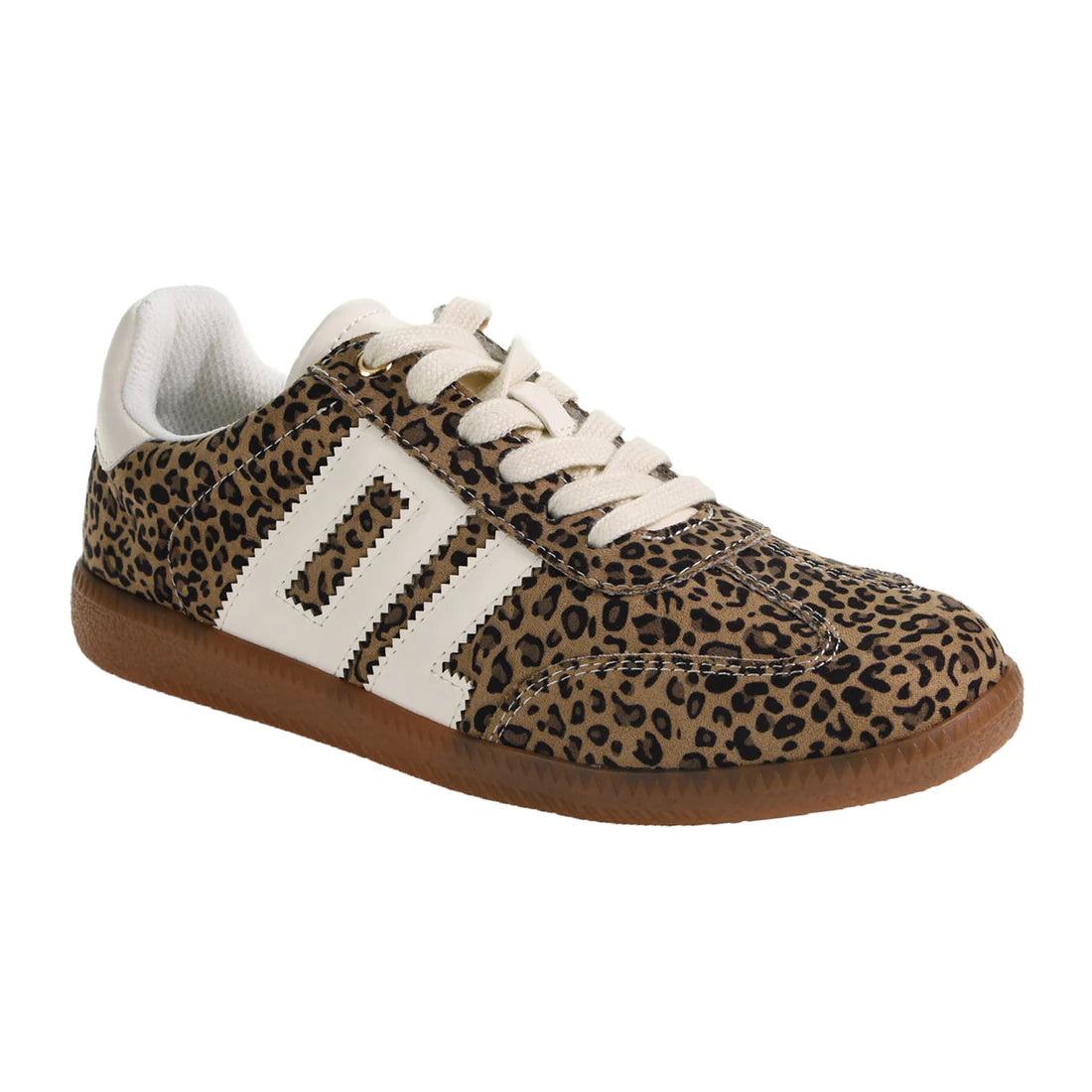 DL Leopard Lace Up Sneakers