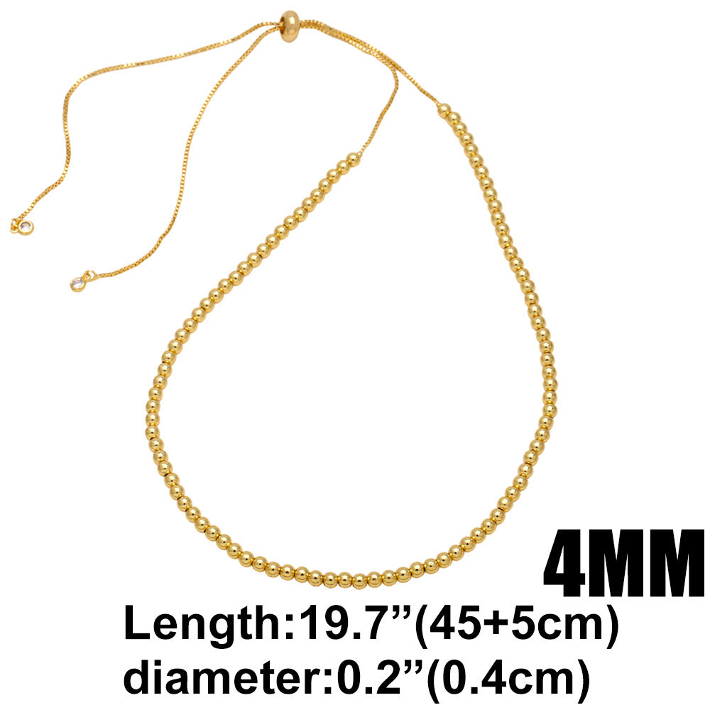 Aurelia Adjustable Ball Necklace!