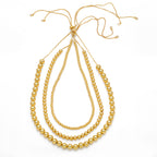 Aurelia Adjustable Ball Necklace!