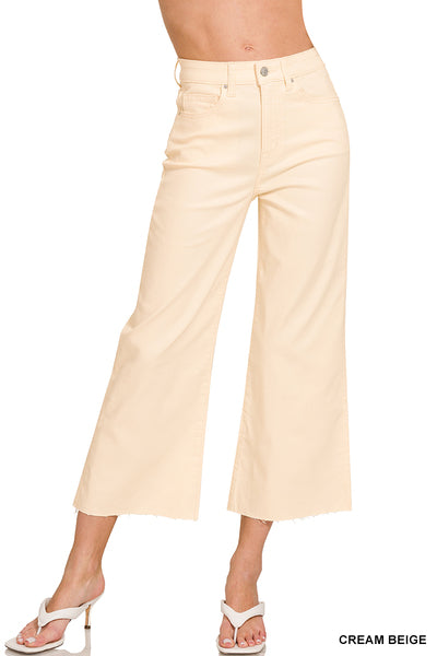 Hillary HR flare cropped demin