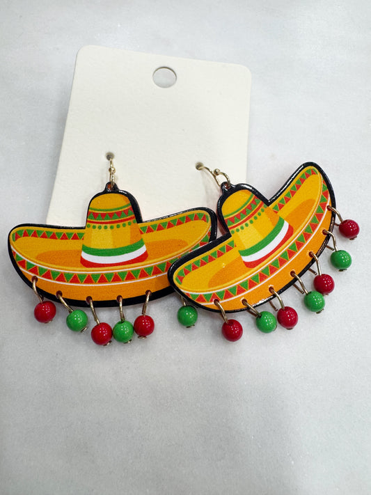 Sombrero earrings