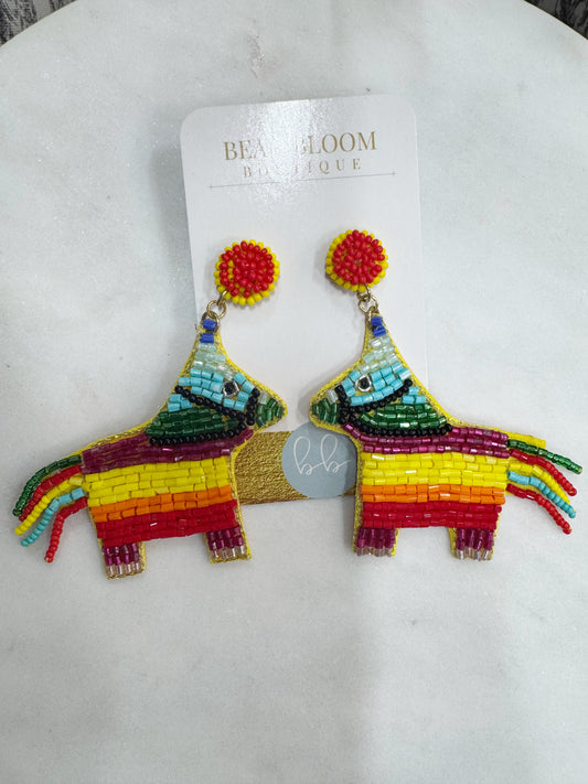 Piñata earrings