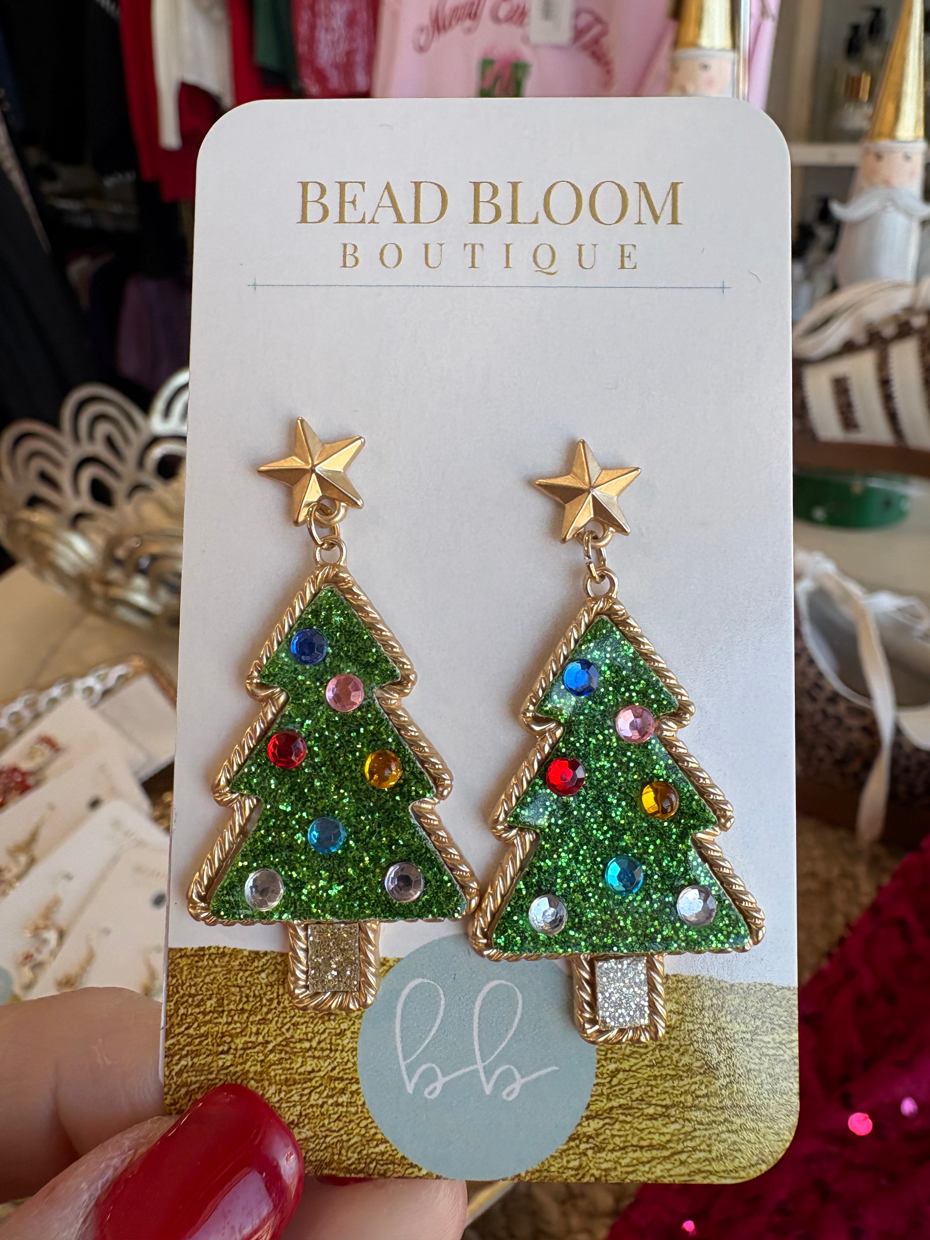 Christmas Tree Earrings