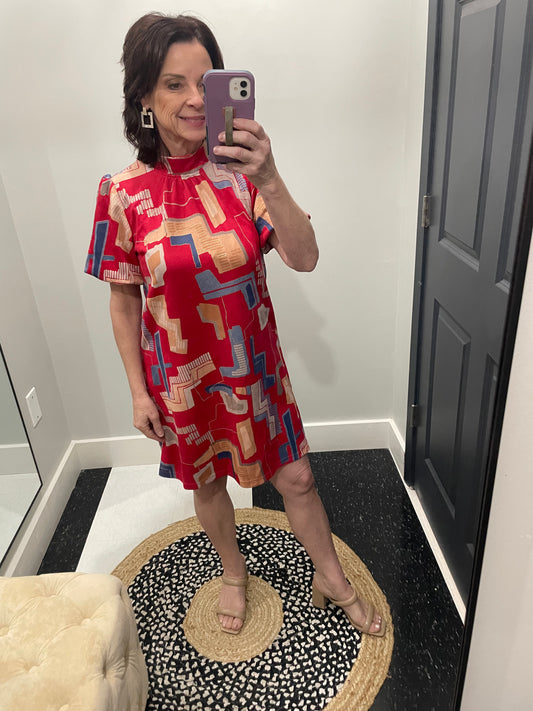 Voy bubble sleeve dress