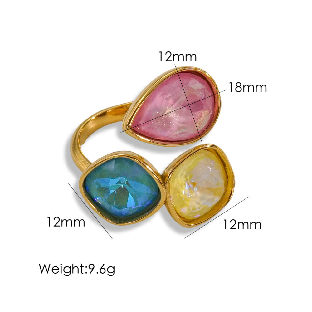 Adjustable 3 stone rings!
