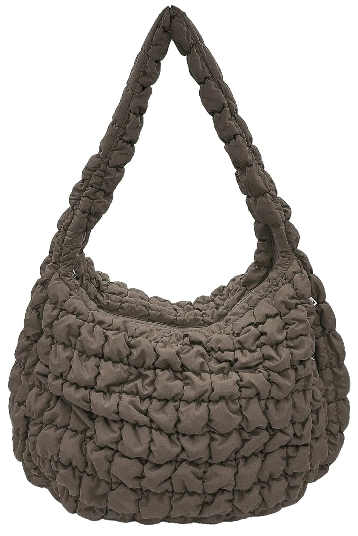 Hana Quilted Puffer hobo bag