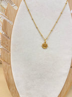 WD Small Mary Medal Necklace