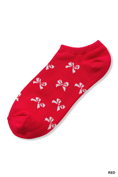 Bow ankle socks