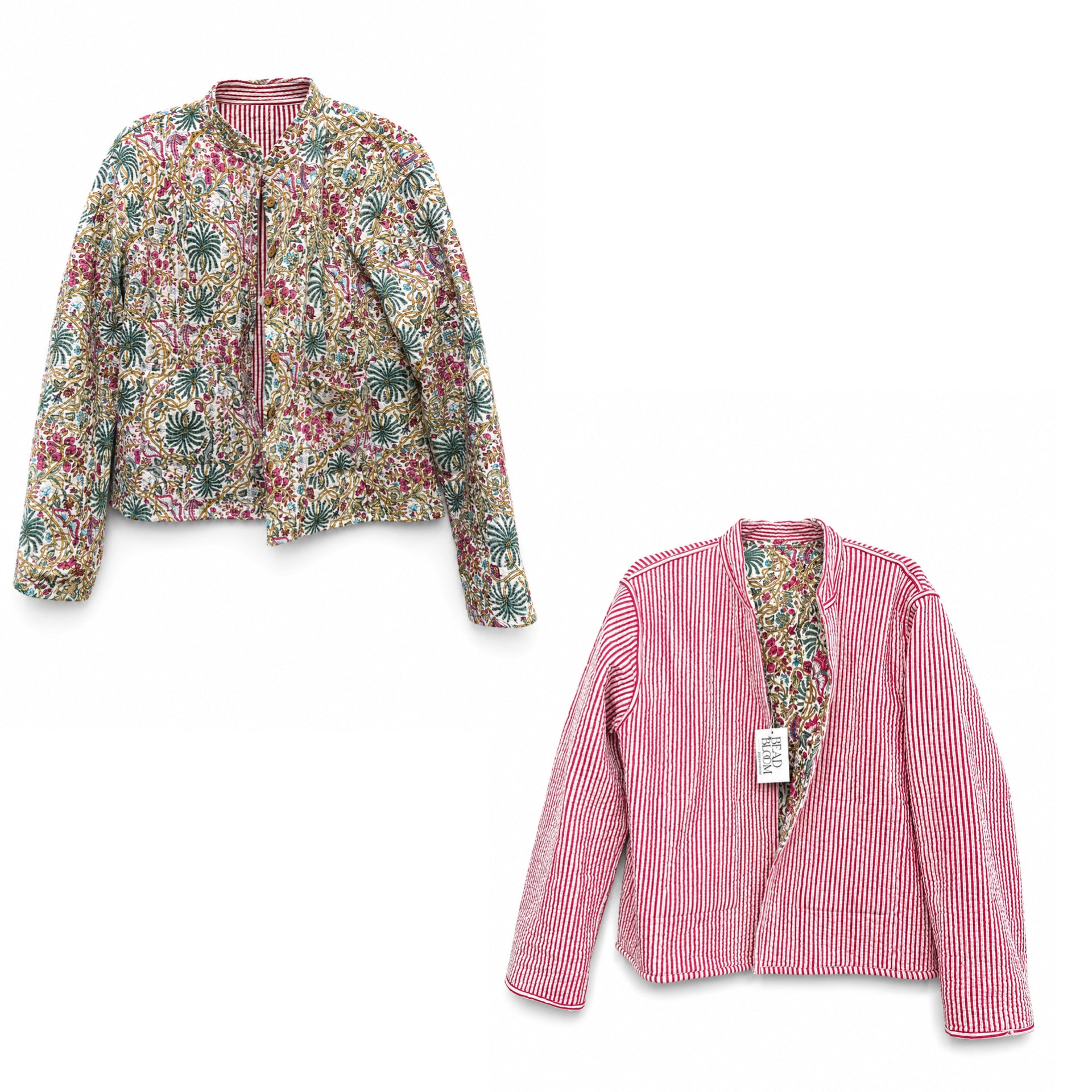 Reversible Quilted Jacket-one size