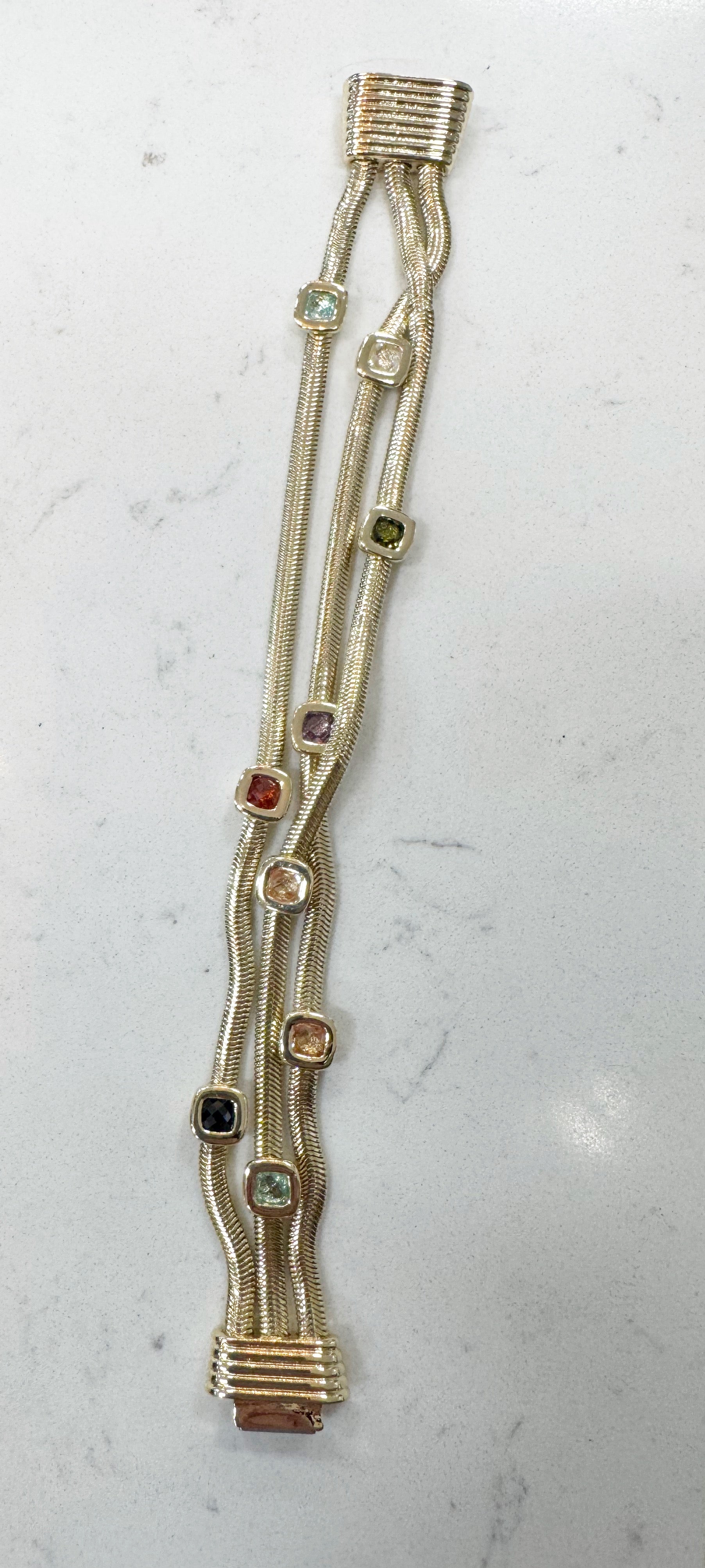 SA CZ station magnetic bracelet