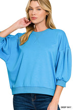 Sophia Scuba Dolman Pullover