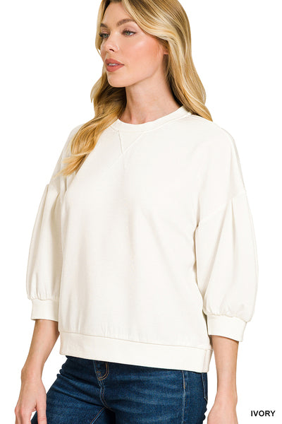 Sophia Scuba Dolman Pullover