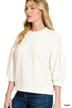 Sophia Scuba Dolman Pullover