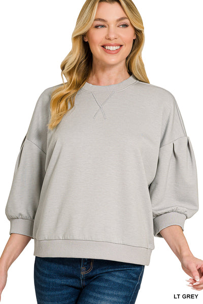Sophia Scuba Dolman Pullover