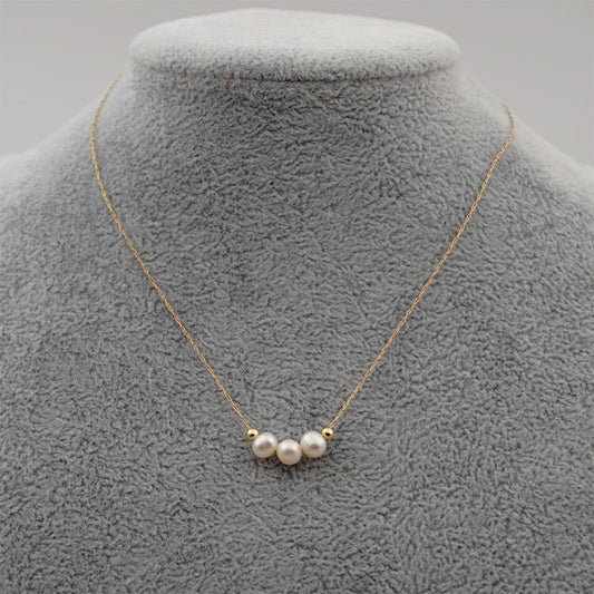 3 pearl necklace