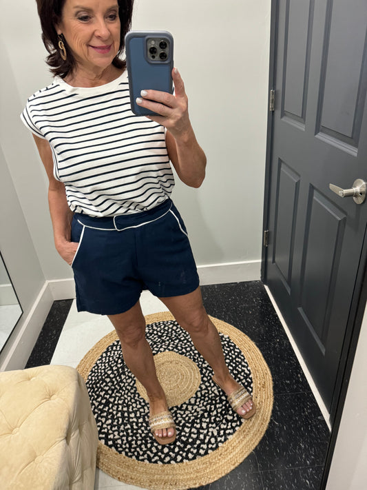 Maria Woven Shorts@