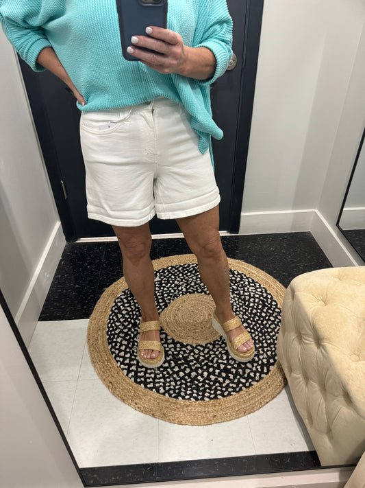 Vervet Rebecca White shorts