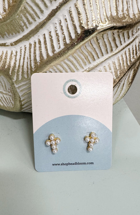 Summer Bash Stud Cross Earring