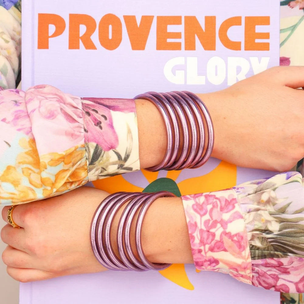 LILA ALL WEATHER BANGLES® (SET OF 6) - SERENITY PRAYER