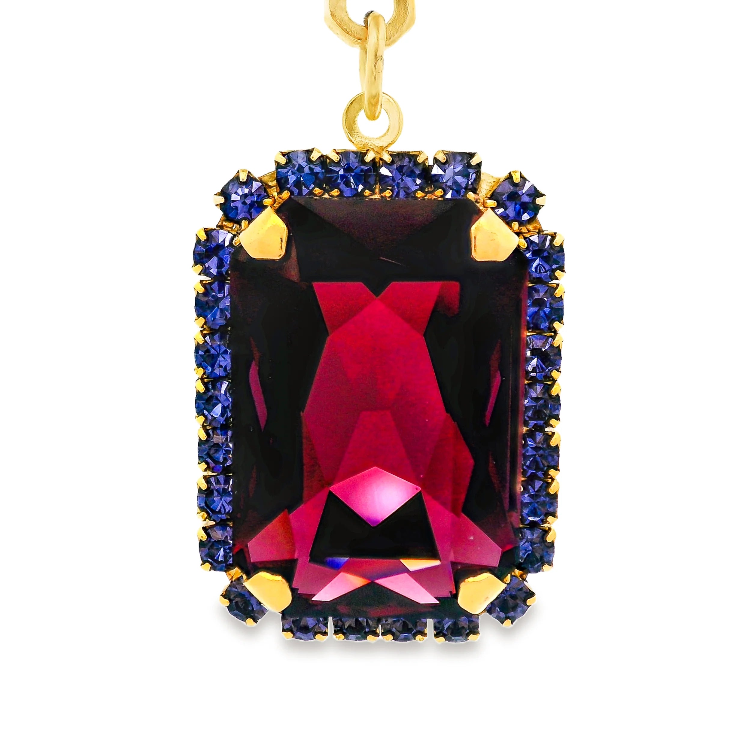 Tova Soleil Necklace - Majestic Green Brandy & Light Topaz