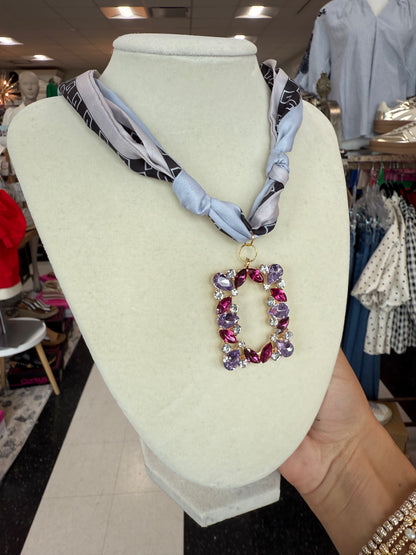 Scarf Necklace - Single Charm