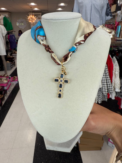 Scarf Necklace - Single Charm