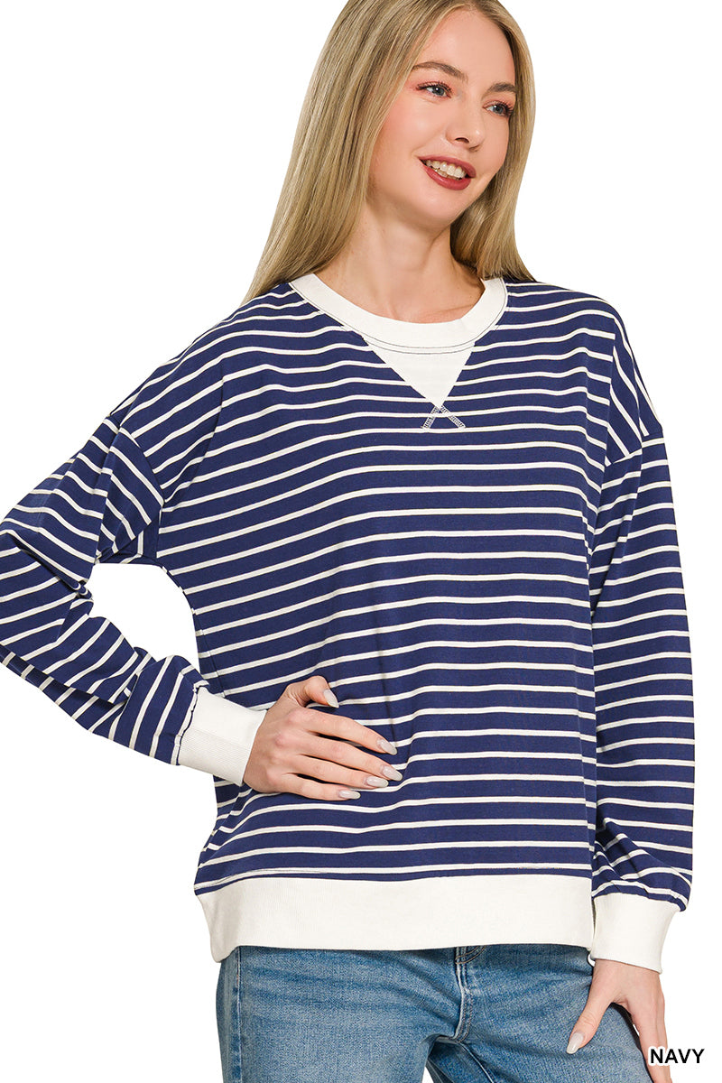 Zen Striped Pullover