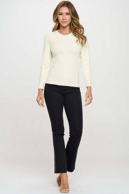 Essential long sleeve layering top