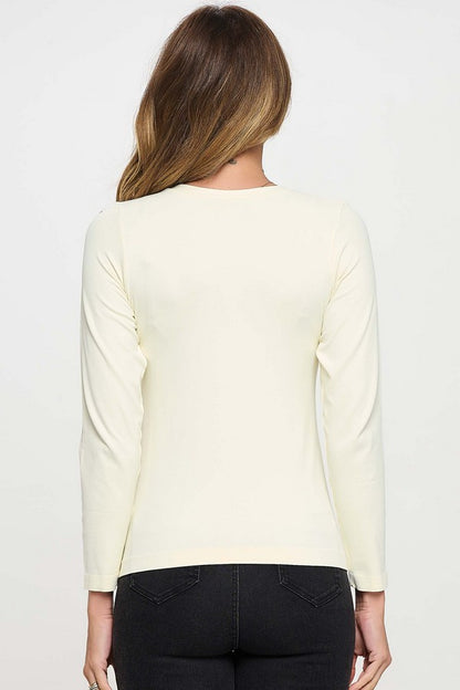 Essential long sleeve layering top
