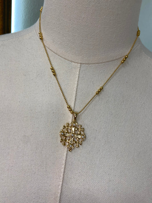 WD Jerusalem Cross Necklace