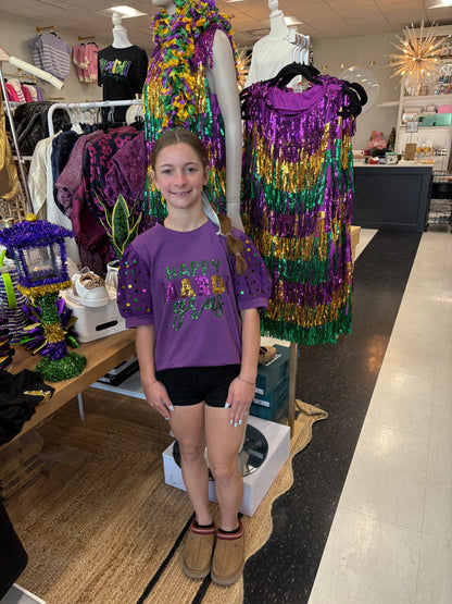 Happy Mardi Gras Top