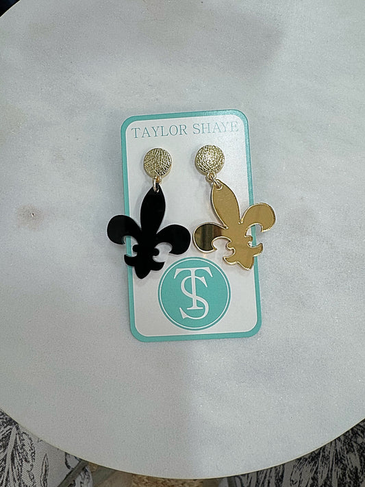 Taylor Shaye Fleur de lis drops