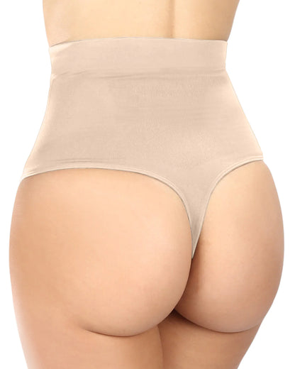 Memoi high waisted sculpting thong*