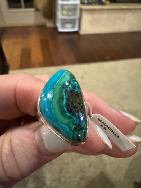 Malacolla Natural Stone ring