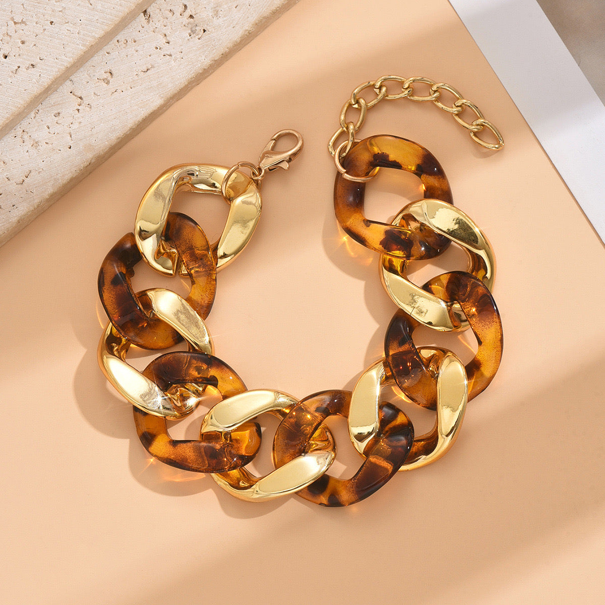 Acrylic lobster clasp bracelet!