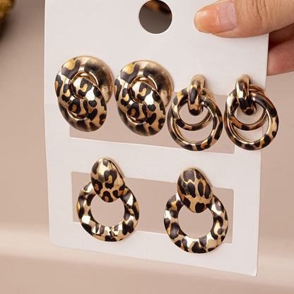 Leopard earrings