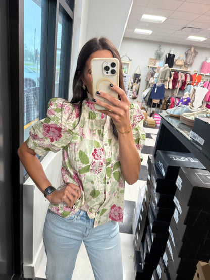 Floral Soft Touch Top