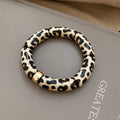 Leopard acrylic stretch bracelet!