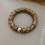 Leopard acrylic stretch bracelet!