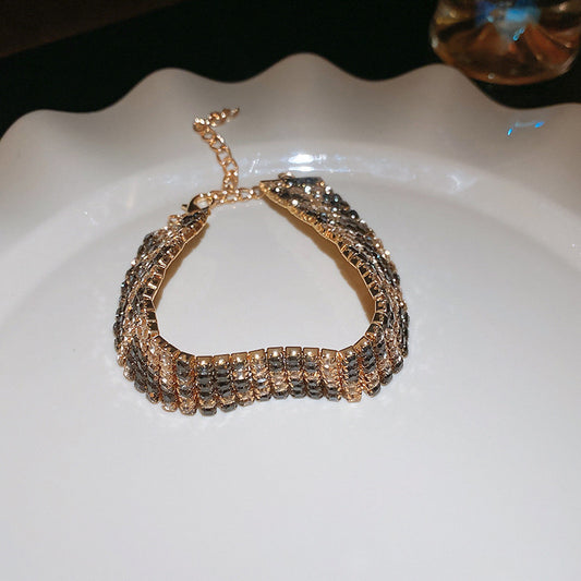 Leopard CZ bracelet