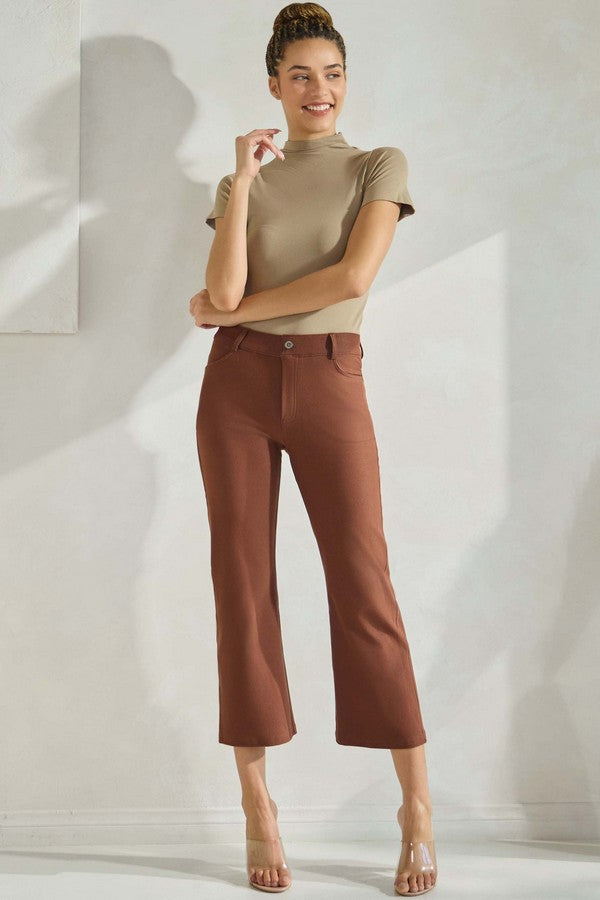 Everyday Ease Straight Crop Jeans