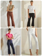 Everyday Ease Straight Crop Jeans!