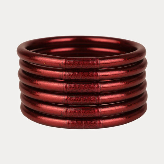 Merlot All Weather Bangles (Set Of 6)
