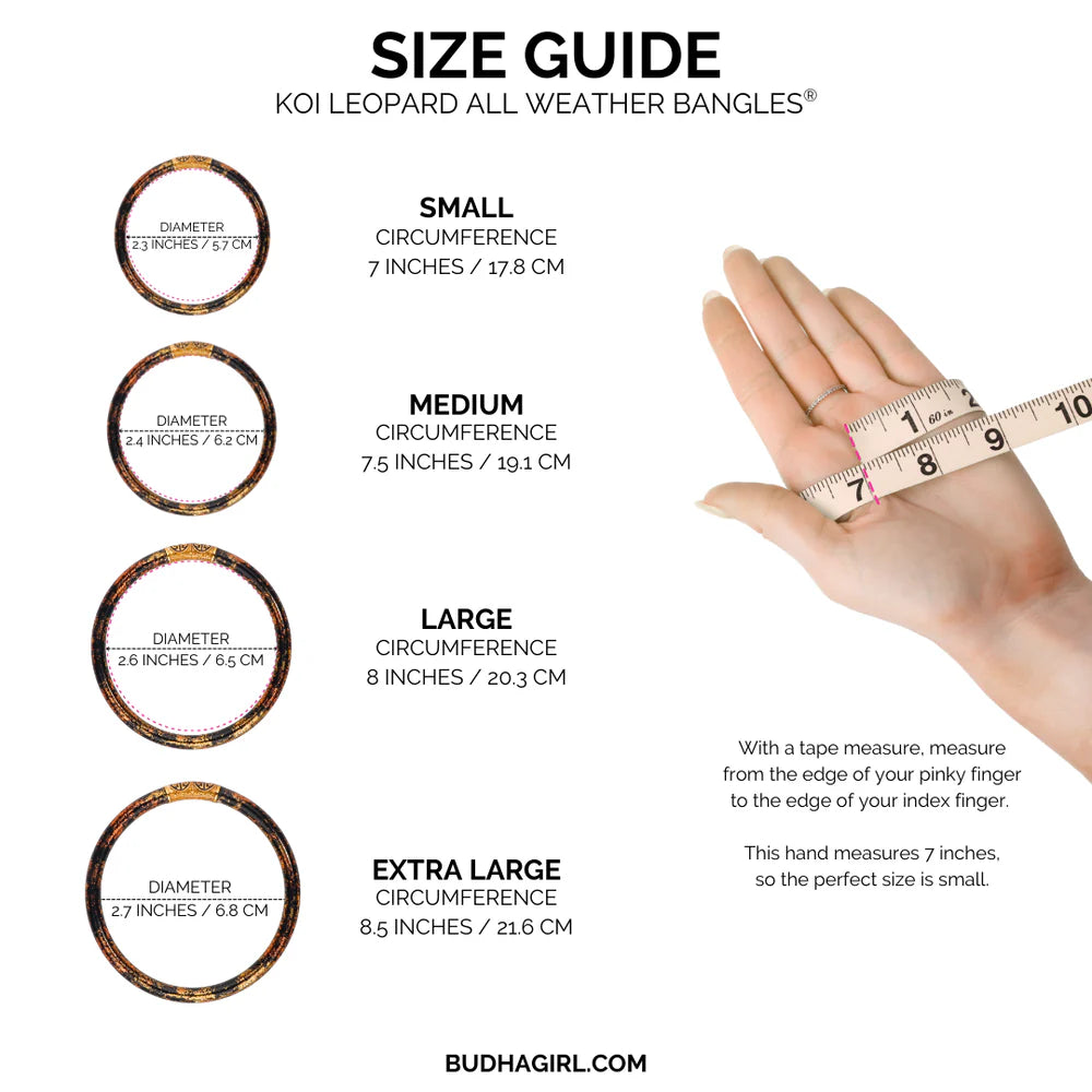 KOI ALL WEATHER BANGLES- SET OF 4