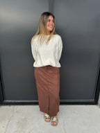 Suede Espresso Fall Skirt!