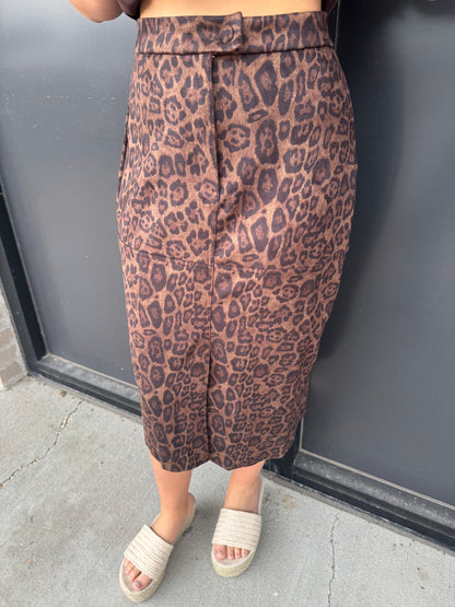 THML Suede Spotlight Skirt